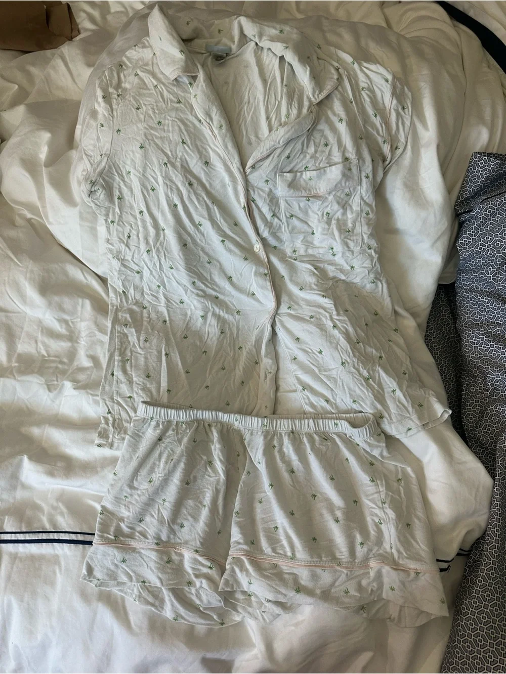 Eberjey Giving Palm Modal Short Pajama Set